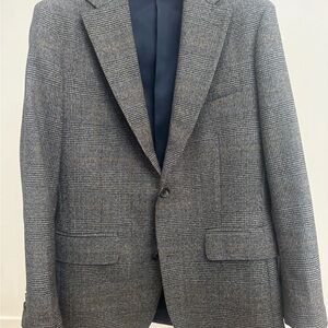 Bonobos Men's Gray Checkered Blazer